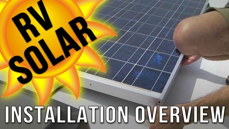 RV Solar Panel Installation Overview