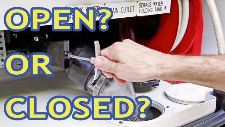 Do You Keep Your RV Gray Tank Open? Closed? How About BOTH?!