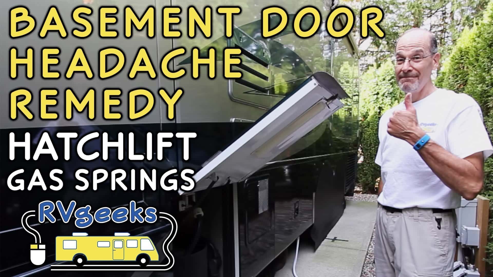 RV Basement Door Lifts Hatchlift Gas Springs & Kits