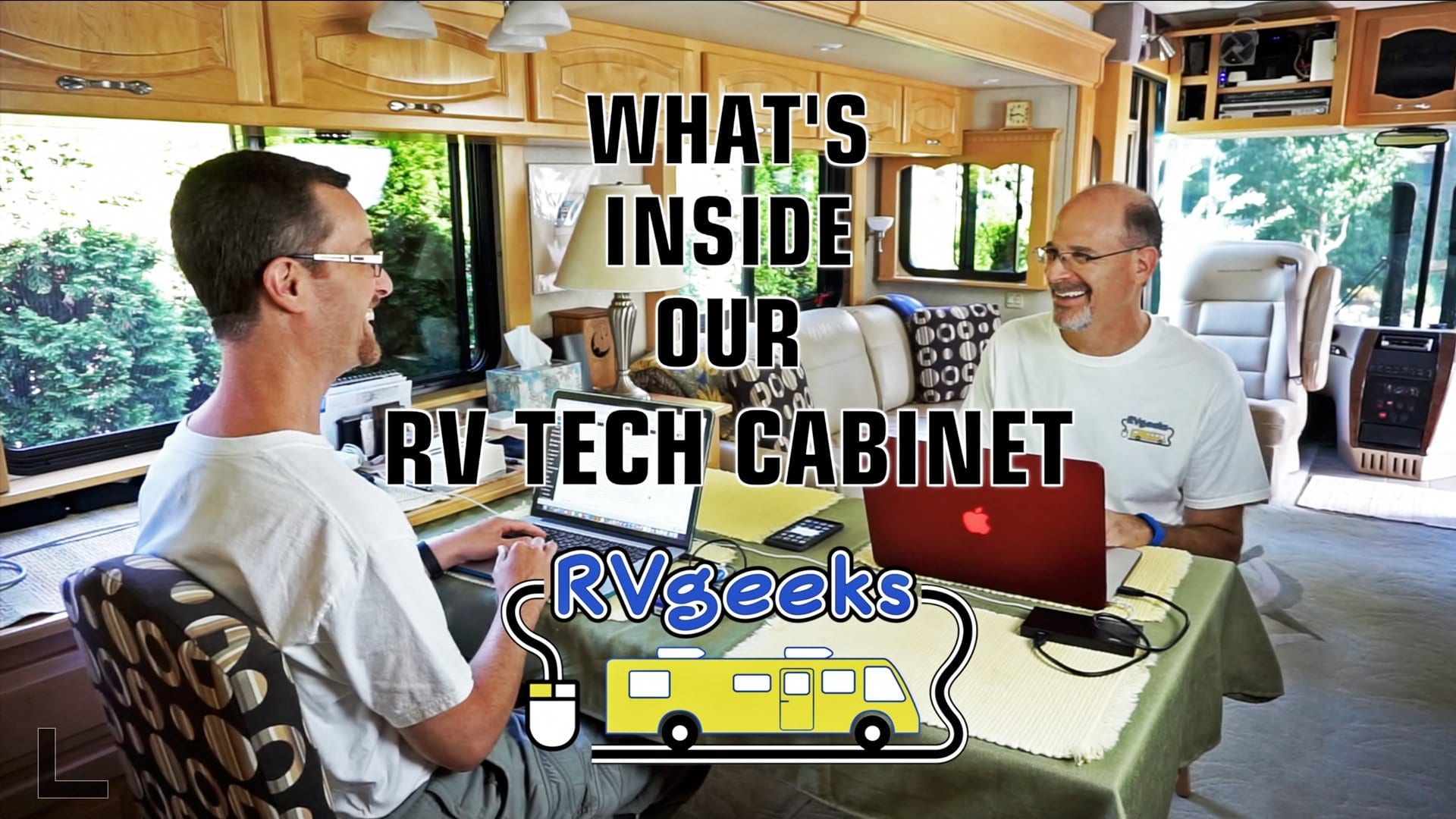 What’s Inside Our RV Technology Cabinet? Geek Tech!