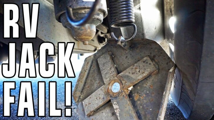 Hydraulic RV Jack Fail!! Four Lessons Learned… The Hard Way.