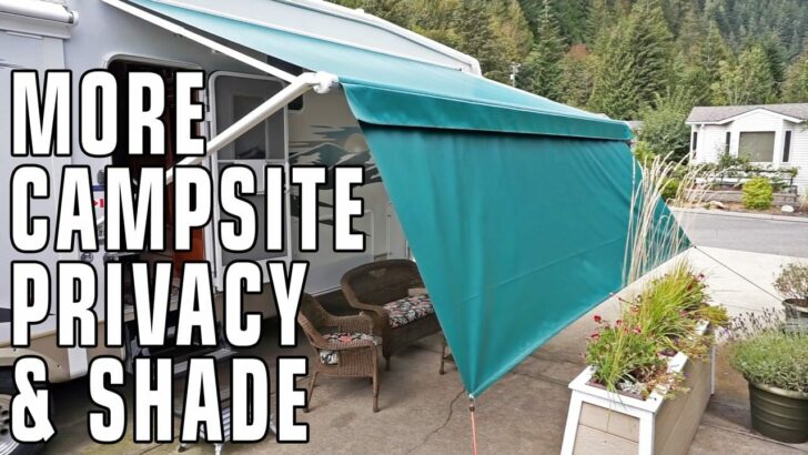 Improve Campsite Privacy & Shade With Privacy Panels