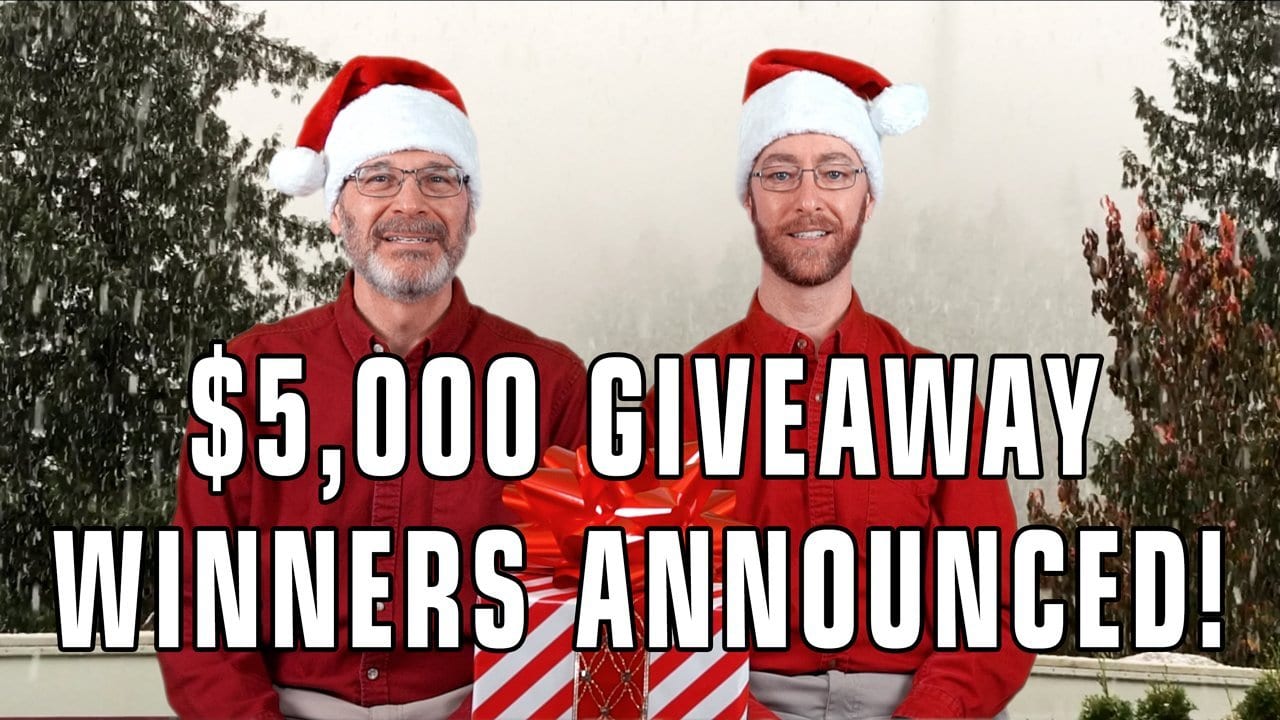 And the 12 Winners in Our $5,000+ Giveaway Are…