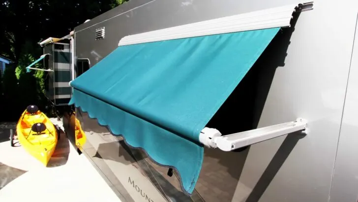 These tips for how to get stains out of RV awnings apply to window awnings as well.