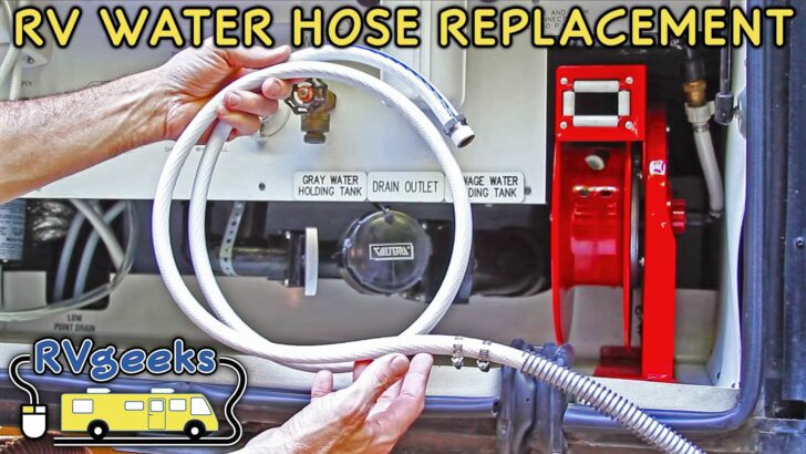 Replacing an RV Drinking Water Hose on a Retractable Reel