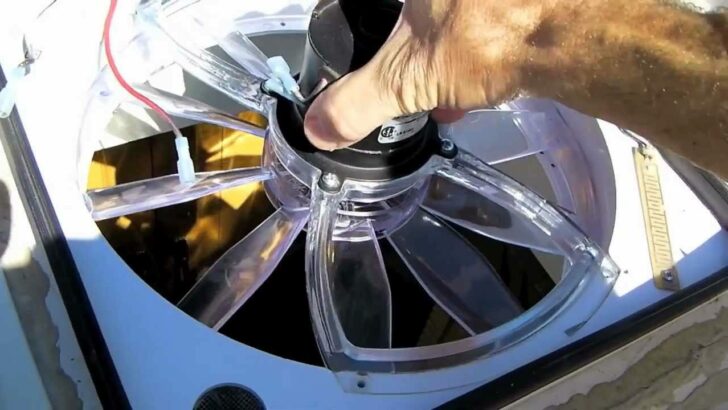 Super Cleaning an RV Vent Fan
