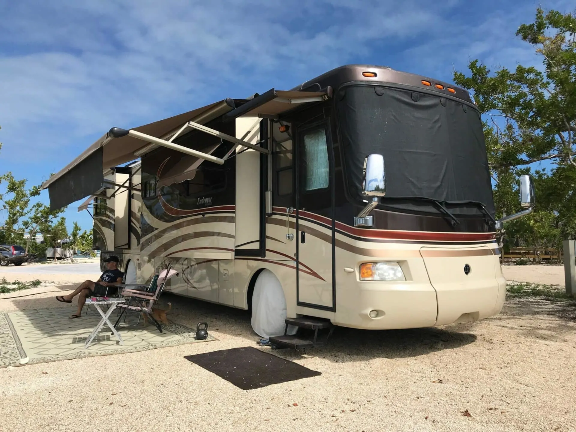 It's good to know how to get stains out of RV awnings before they accumulate.