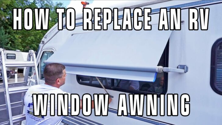 How to Replace Dometic/A&E RV Window Awning Fabric