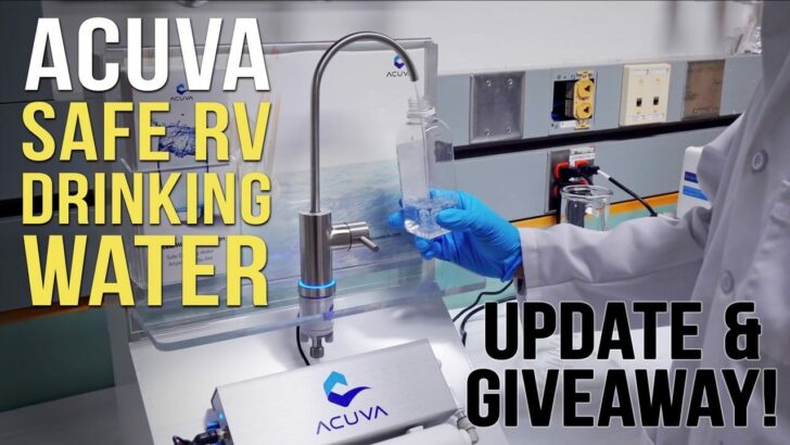 Safe RV Drinking Water Update, Lab Testing & Acuva Water Purifier Giveaway!