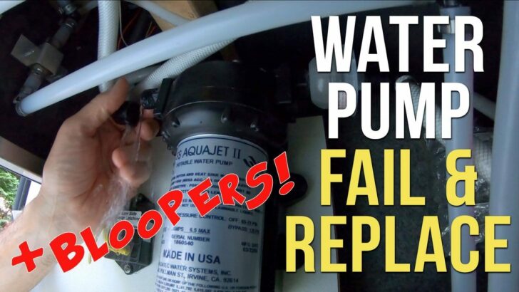 RV Water Pump FAIL & Replace + BLOOPERS!