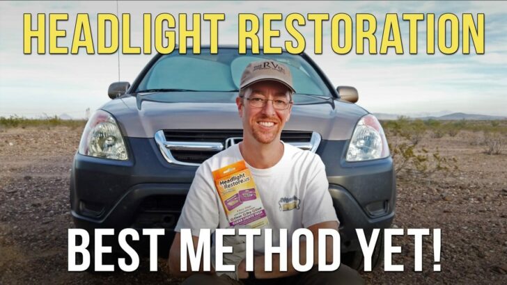 Headlight Restoration — Best method yet for restoring plastic headlight lenses