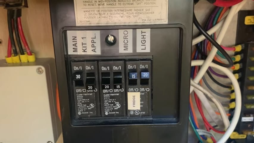 Turning off unused circuits at the circuit breaker