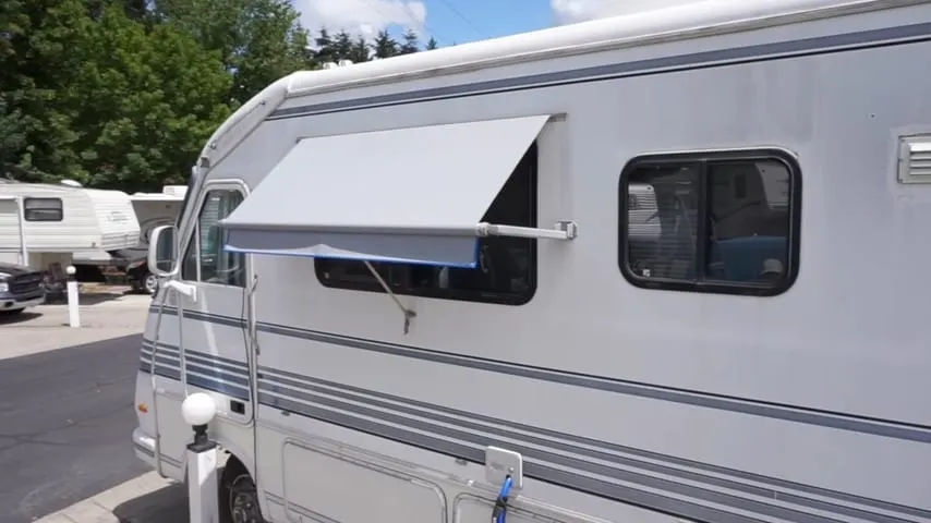 Your RV window awning provides shade and helps to keep your rig cool.