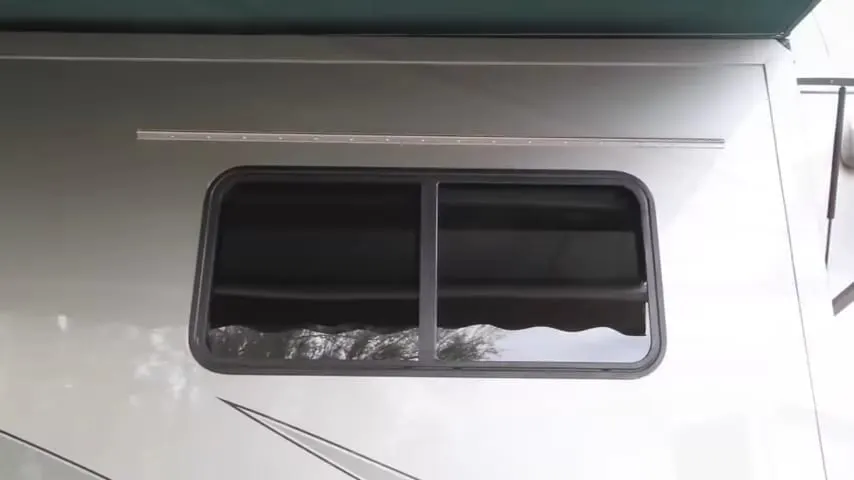 Install the base plate for your new RV window awning