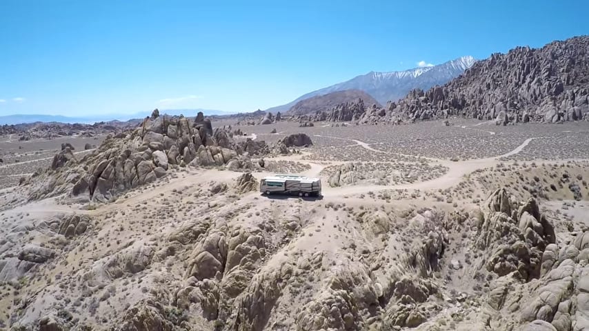 Check the topography before heading to a boondocking spot
