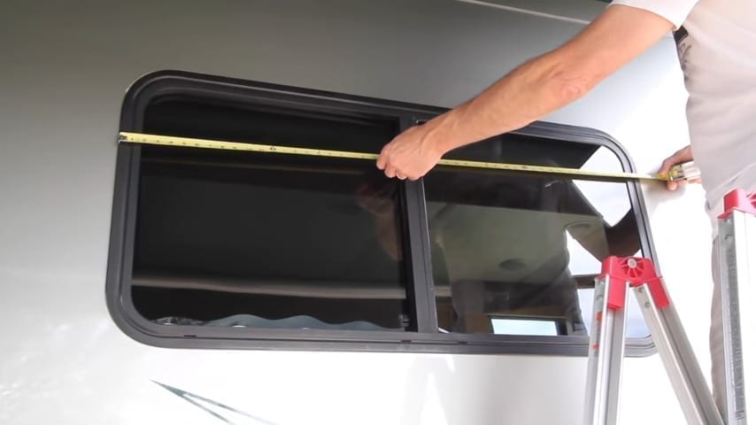 RV window awnings are relatively easy to install.