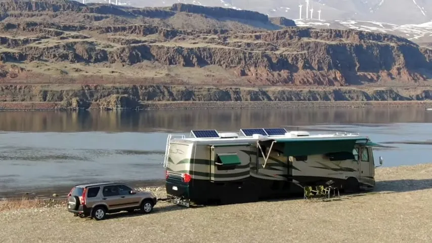 An RV solar system allows us to boondock in some beautiful places!