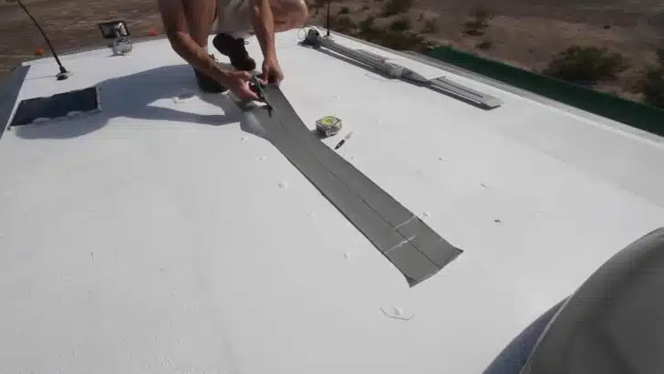 EternaBond tape can be cut using a pair of household scissors.