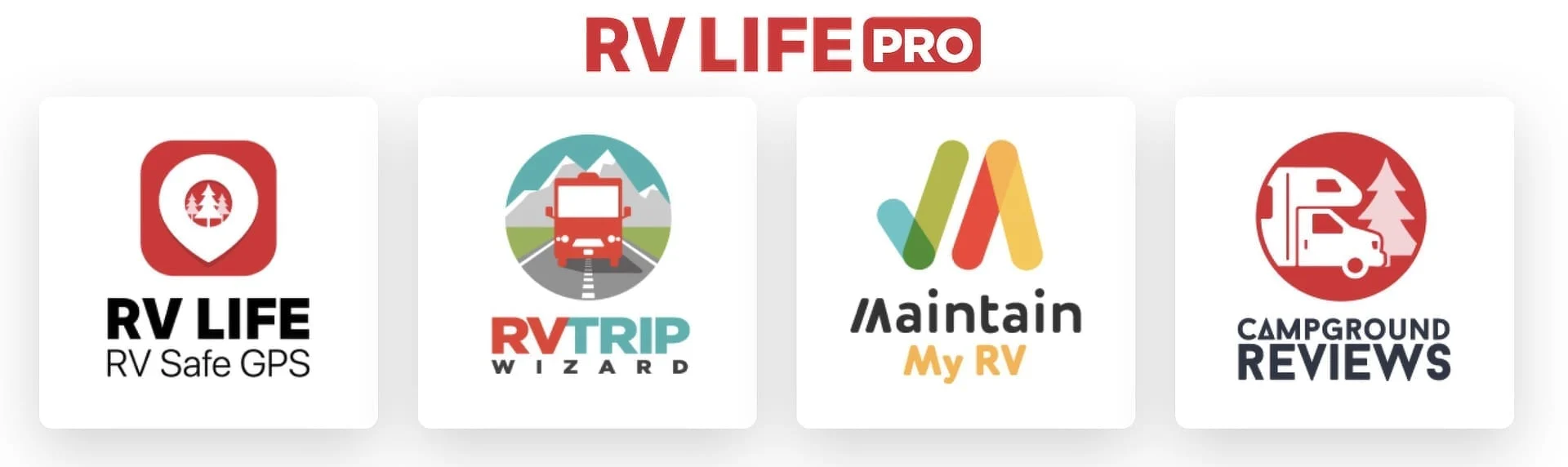 RV Life Pro offers access to many useful apps