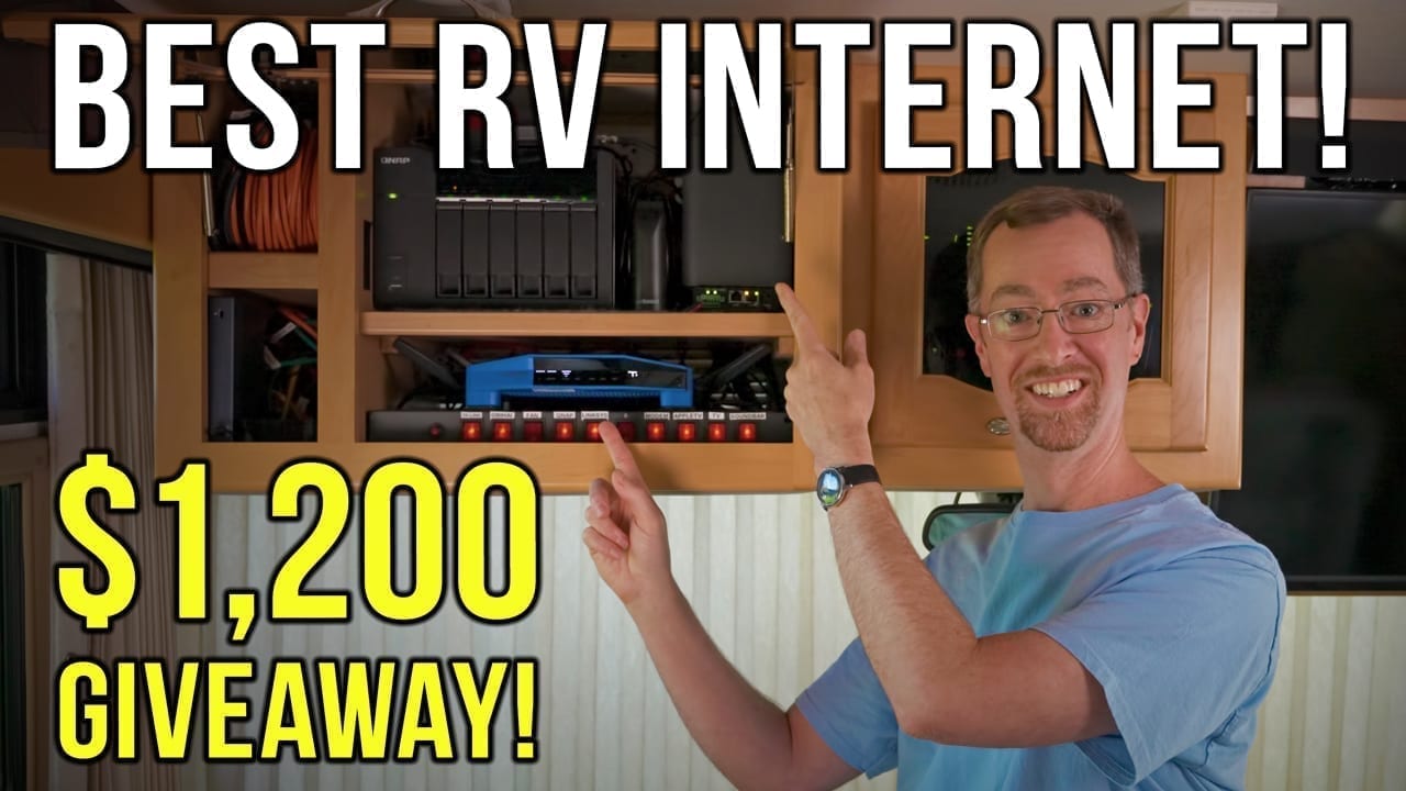 Our RV Internet Solutions for 2021: Upgrading Our Tech Cabinet (And $1,200 Giveaway!)
