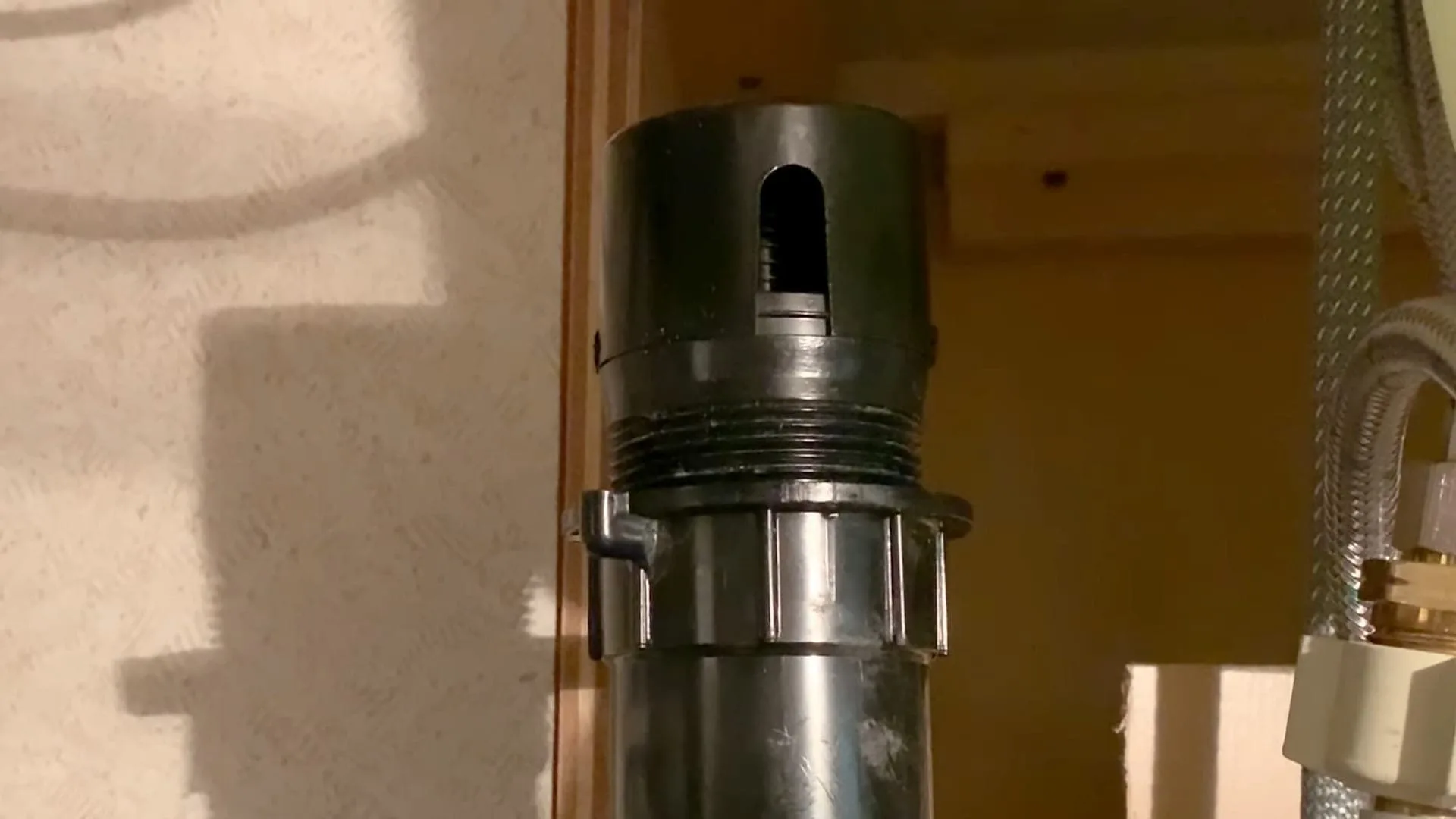 One of air admittance valves under the sink