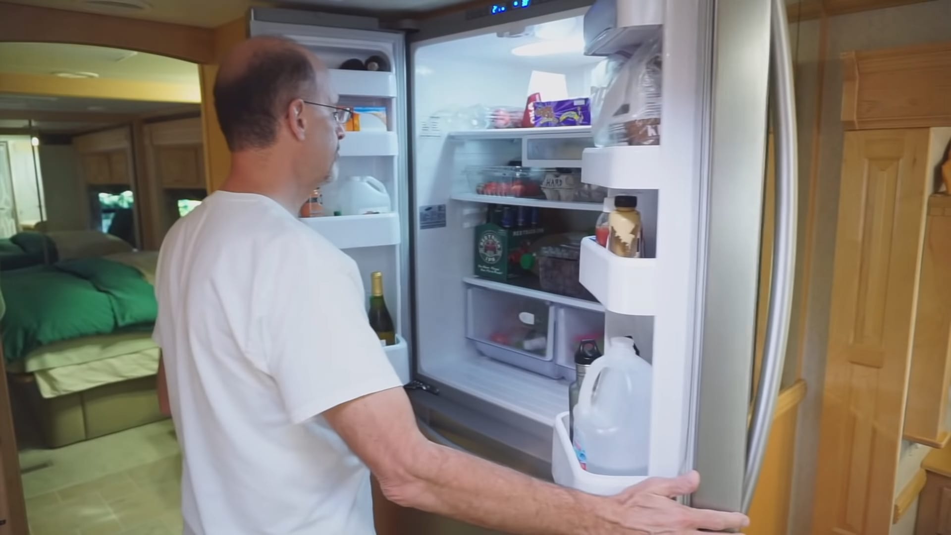 A large, fully stocked fridge and freezer are important to our lifestyle.
