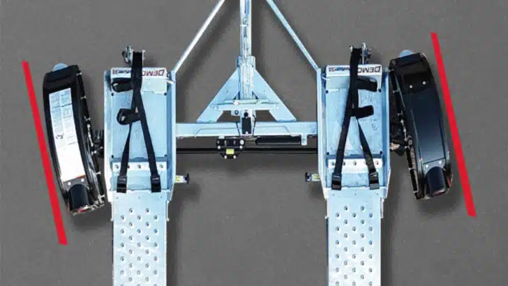 Demco KarKaddy tow dolly with steerable axle