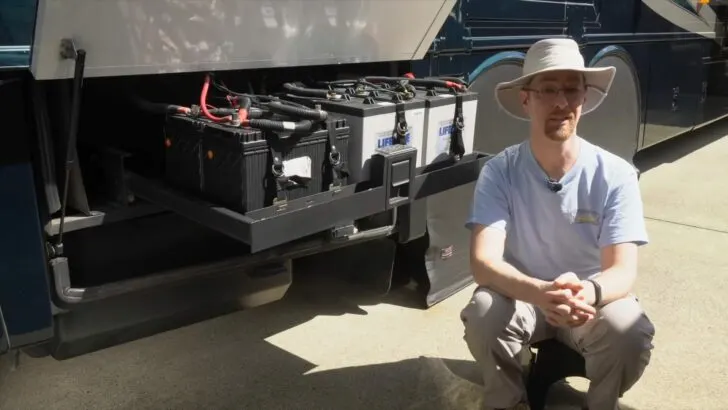 John with our old bank of deep-cycle RV batteries
