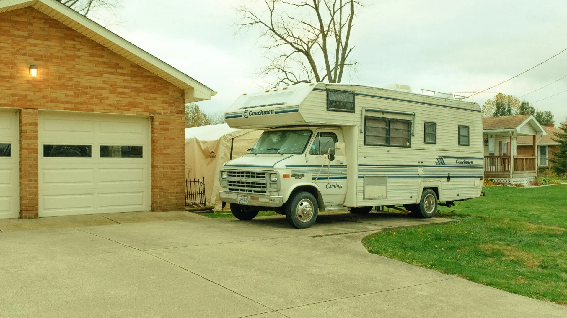 Motorhome storage on your own property
