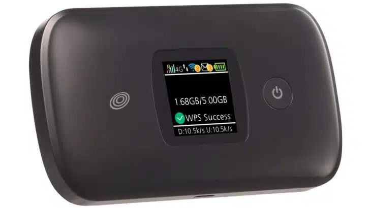 A typical-looking cellular hotspot device