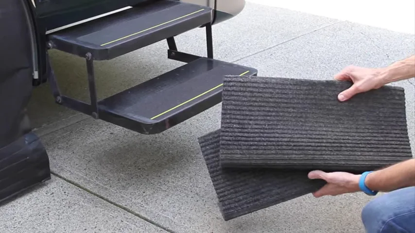 These RV step covers lasted five years