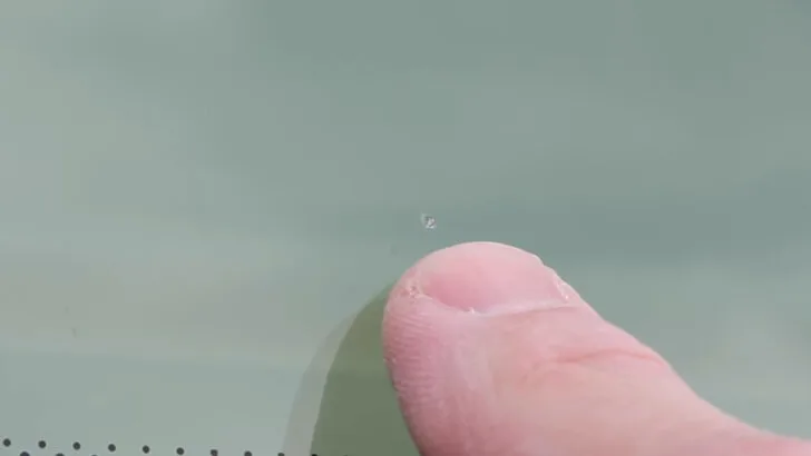 tiny chip in RV windshield