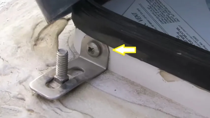 how to install an RV roof vent cover using the provided self-tapping screws