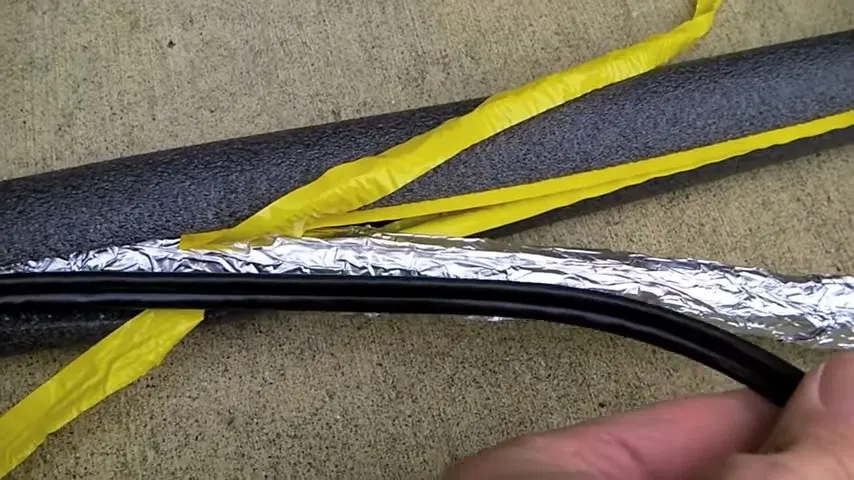 how to use heat tape for RV water hose