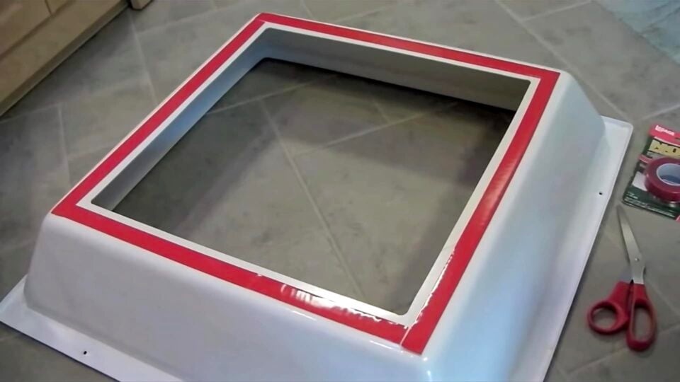 DIY RV Skylight Inner Dome Replacement