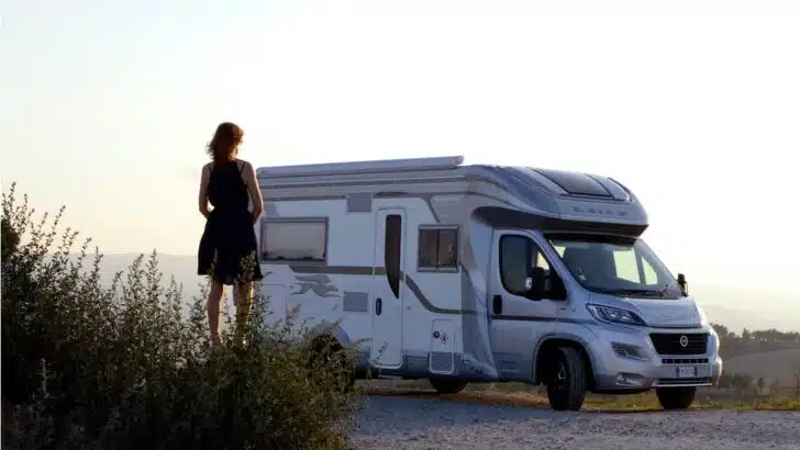 using a spotter while backing up a motorhome