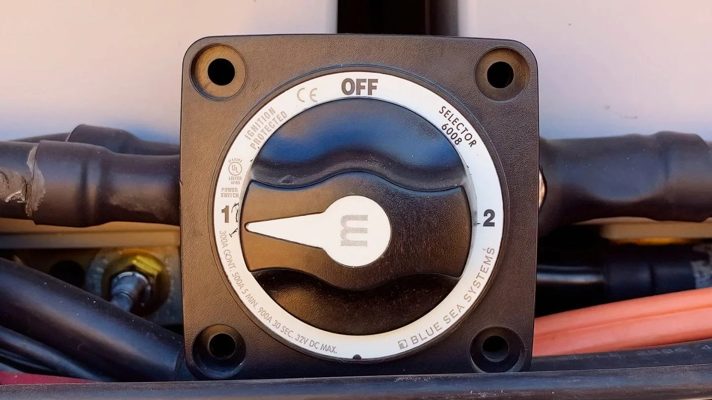 Blue Sea RV battery disconnect switch