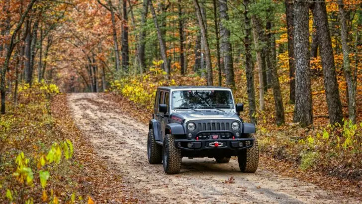Jeep Wrangler - some trim levels of this Jeep can be flat towed