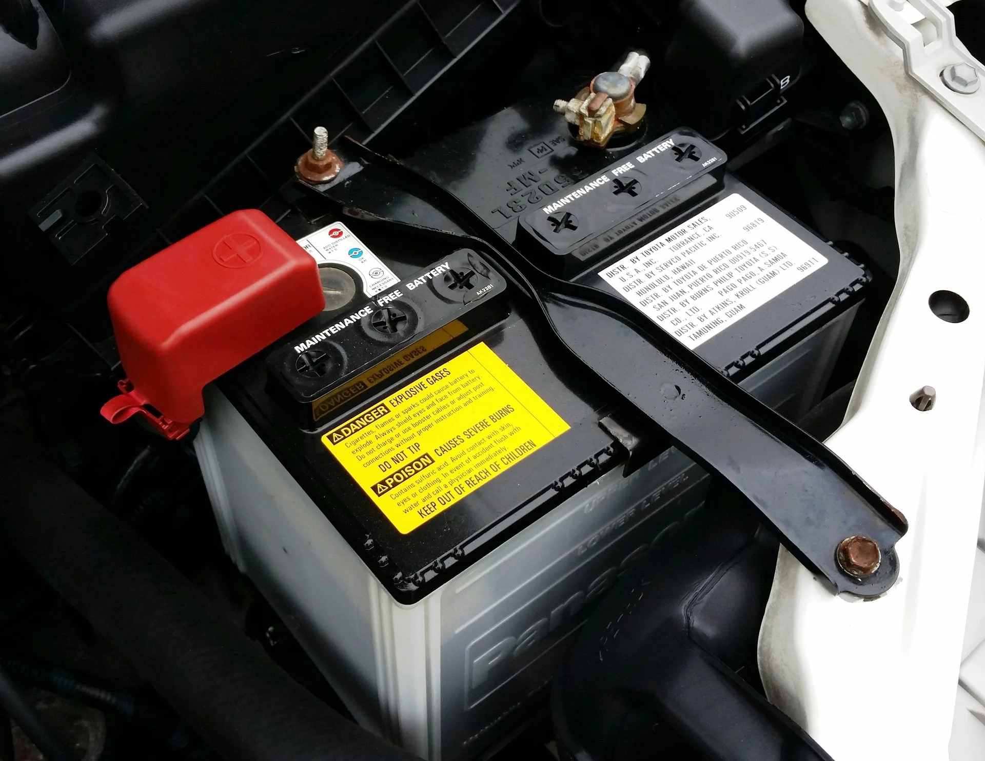 A battery disconnect switch can also be installed on an engine battery.
