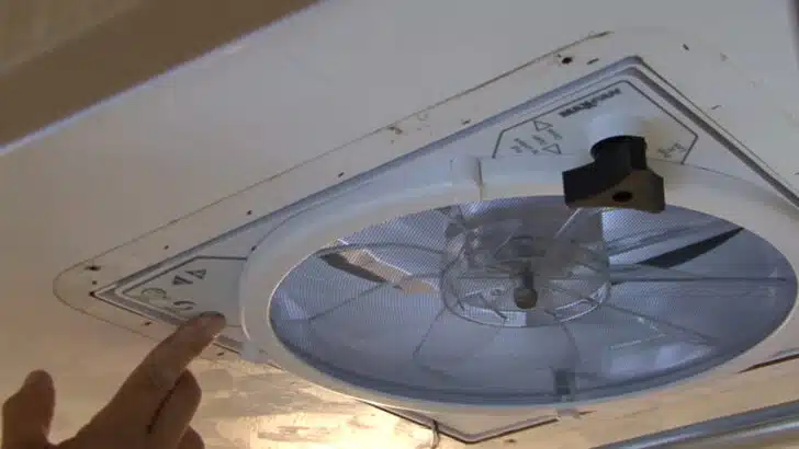 testing the new vent fan