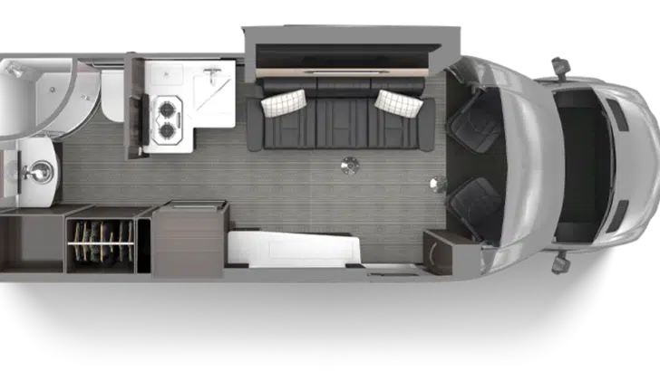 Airstream Atlast floor plan