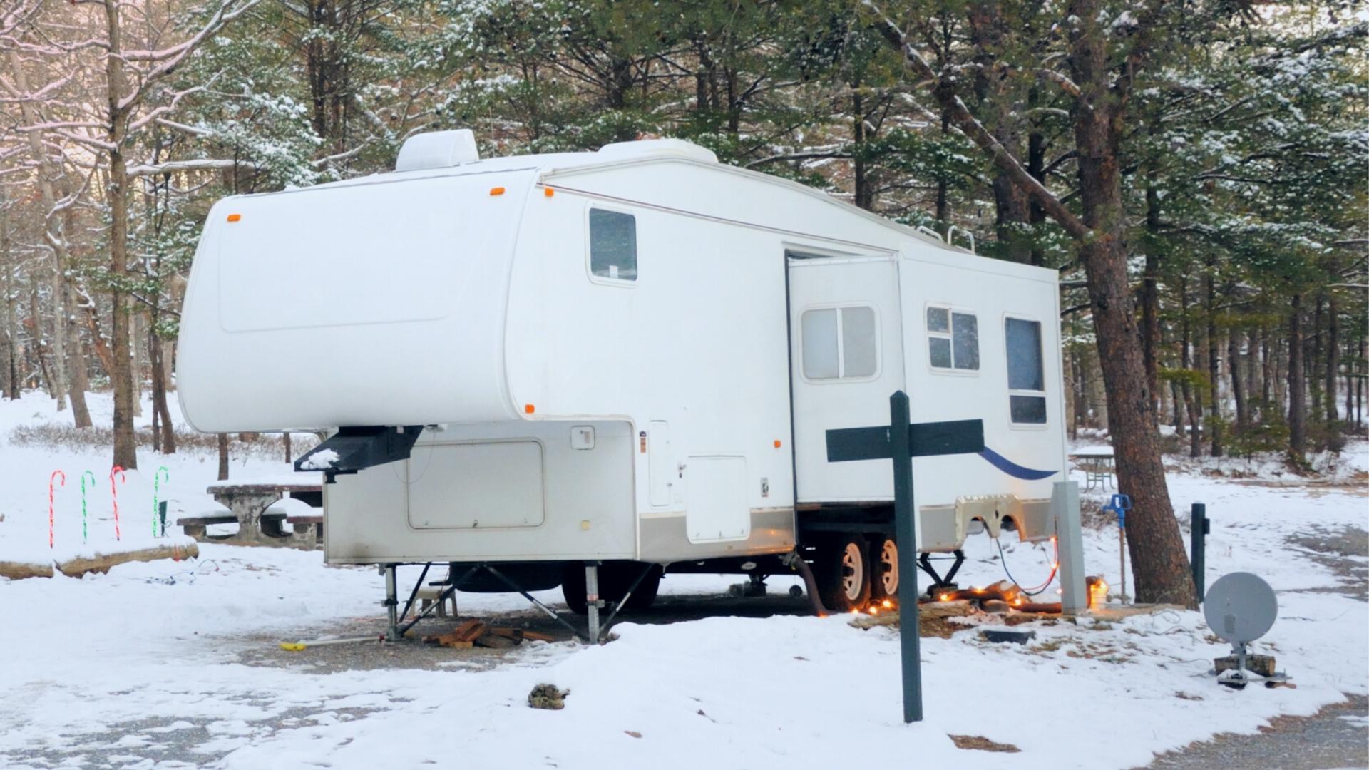 Stay warm with our 15 tips for winter RV living.