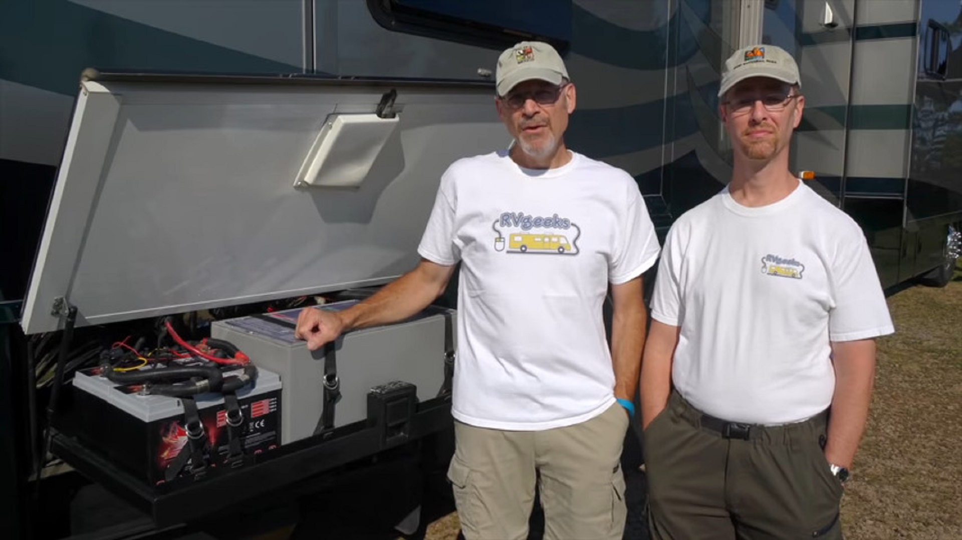 The RVgeeks with their Xantrex Freedom eGEN battery with BMS