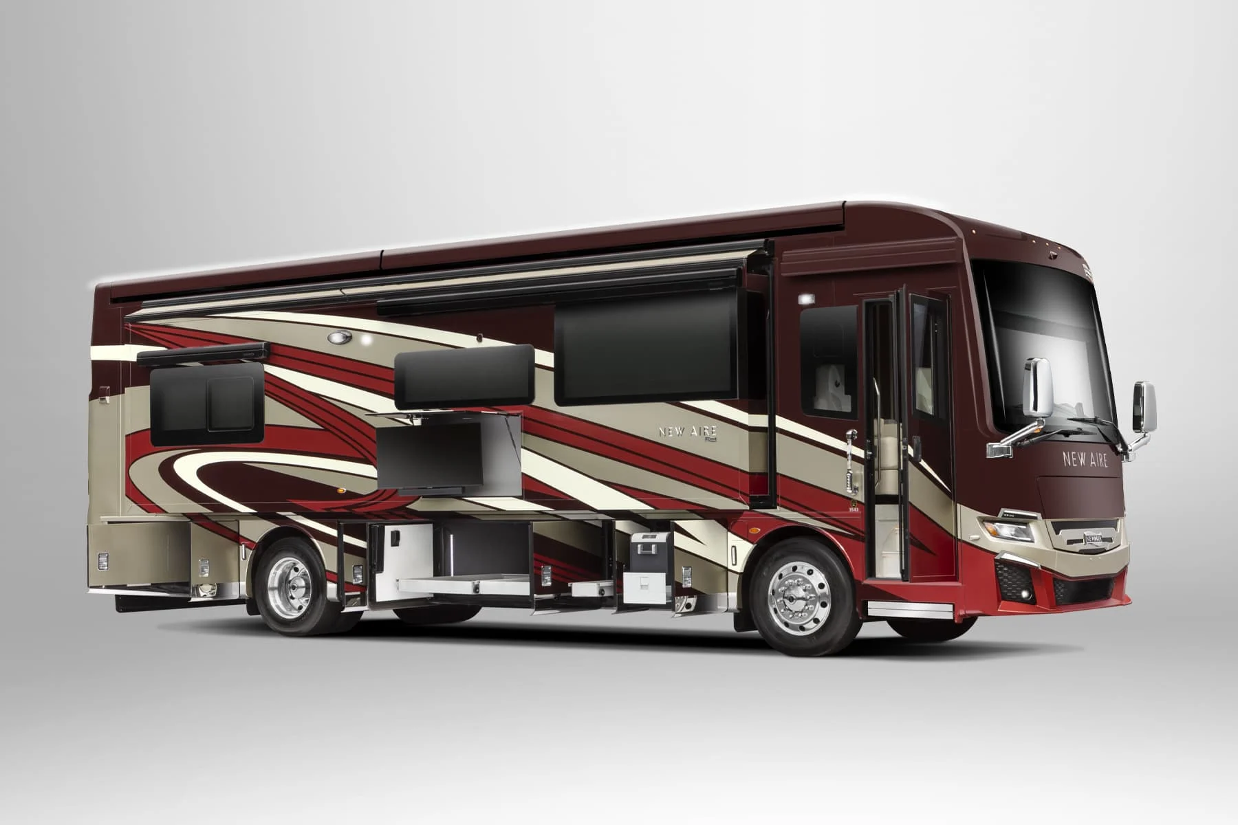 Photo of a Newmar New Aire which is a smaller Class A motorhome