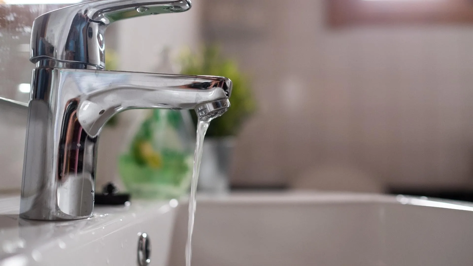 Photo of a sink faucet with low water pressure