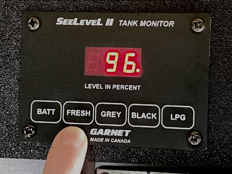 SeeLevel RV Tank Monitor Panel