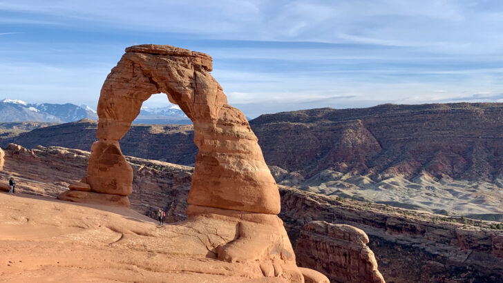 Delicate Arch - the most famous of the more than 2,000 arches in Arches National Park
