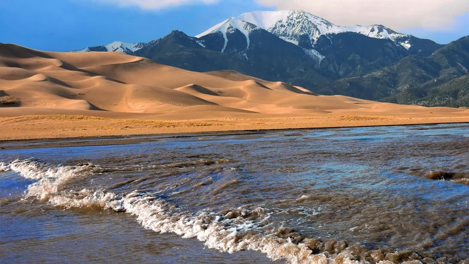 Scenery from Great Sand Dunes National Park 