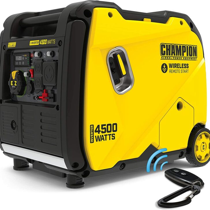 A Champion 4500-watt midsized inverter generator