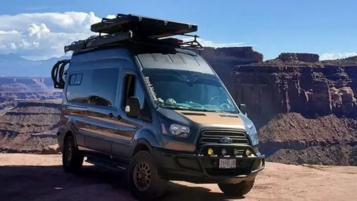 A 4x4 van conversion by the Quigley Motor Company